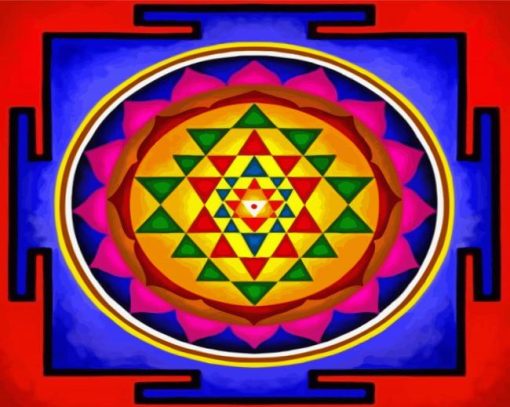 Yantra Art paint by number