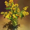 Yellow Phlox Vase paint by number