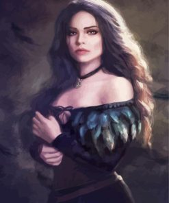 Yennefer Witcher paint by number