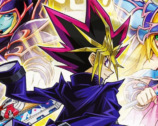 Yu Gi Oh Anime paint by numbers