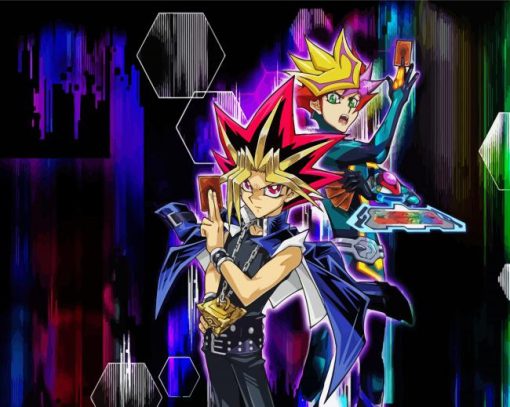 Yu Gi Oh Character paint by number