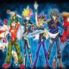 Yugi And Yu Gi Oh Character paint by number