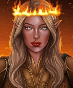 Aelin Galathynius paint by number