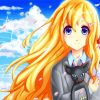 Aesthetic Kaori Miyazono Anime paint by number