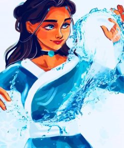 Aesthetic Legend of Korra Katara Anime paint by number