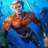 Aesthetic Aquaman paint by number