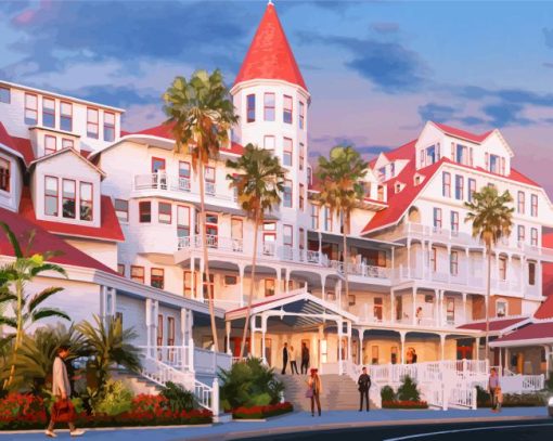 Aesthetic Coronado Island paint by number