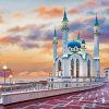 Aesthetic Kul Sharif Mosque Russia paint by numbers