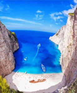 Wonderful Navagio Zakynthos paint by numbers