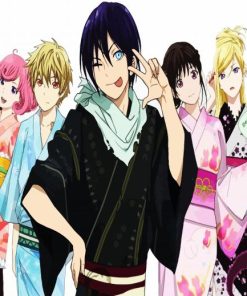 Aesthetic Noragami Anime paint by number