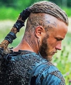 Aesthetic Ragnar Lothbrok paint by number