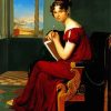 Aesthetic Regency Lady paint by number