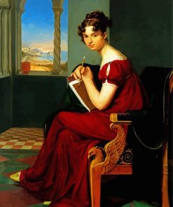 Aesthetic Regency Lady paint by number