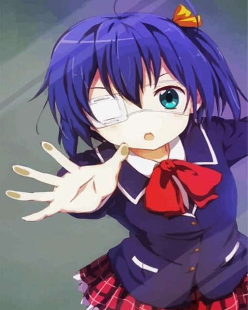 Aesthetic Rikka Takanashi paint by number