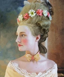 Aesthetic Rococo Lady paint by number