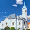 Aesthetic The Blue Church Slovakia paint by number