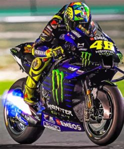 Aesthetic Valentino Rossi paint by numbers