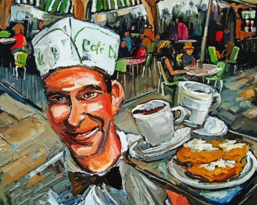 Cool Waiter paint by numbers