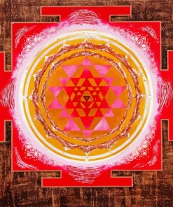 Aesthetic Yantra paint by number