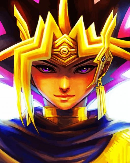 Aesthetic Yugi Muto Anime Manga paint by number