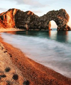 Aesthetic Durdle Door paint by number