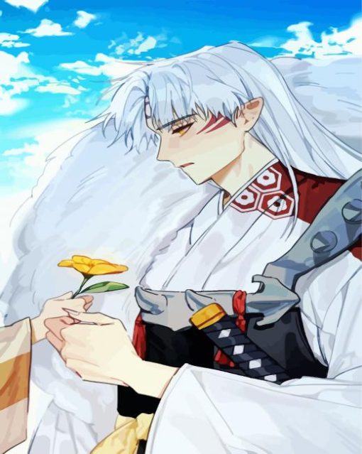 Aesthetic Sesshomaru InuYasha Anime paint by number