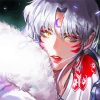 Aesthetic Sesshomaru InuYasha paint by number