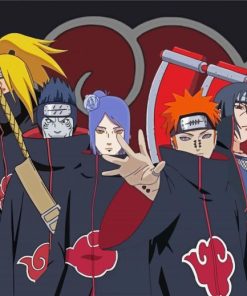 Akatsuki paint by number