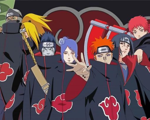 Akatsuki paint by number