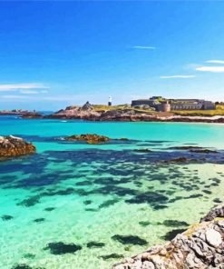 Alderney Beach paint by number