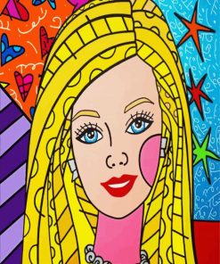 Barbie Illustration paint by number