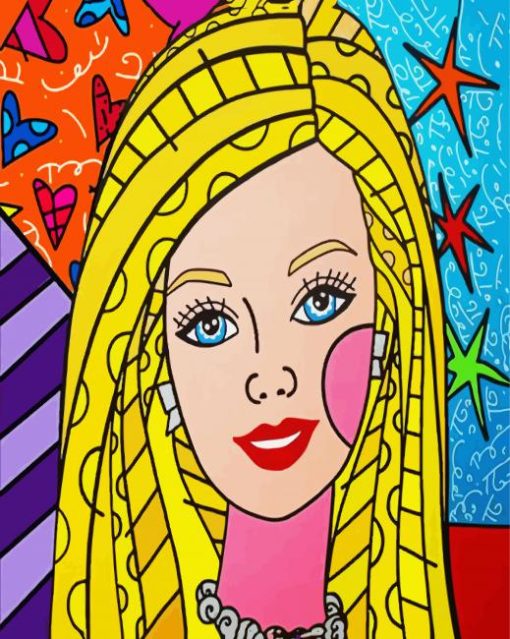 Barbie Illustration paint by number