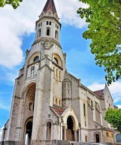 Basilica Of The Visitation Annecy paint by number