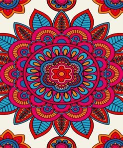 Boho Mandala paint by number