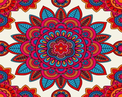 Boho Mandala paint by number