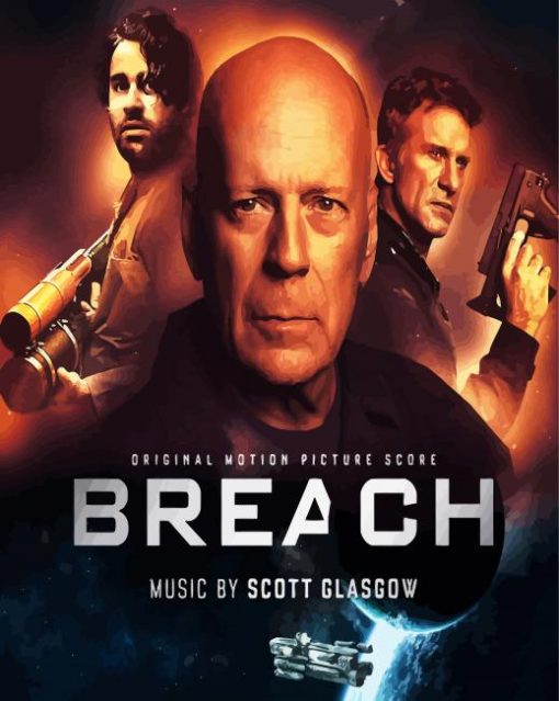 Breach Movie Poster paint by numbers