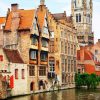 Bruges Belgium Old Buildings paint by numbers