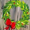 Aesthetic Wreath Illustration paint by numbers