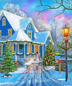 Christmas Day paint by number