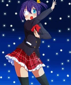 Chuunibyou Rikka Takanashi paint by number