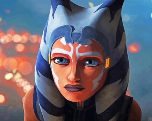 Clone Star Ahsoka paint by number