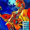 Colorful Saxofone Man paint by numbers