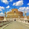 Cool Castel Sant Angelo Vatican paint by numbers