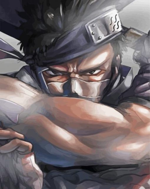 Cool Zabuza Momochi paint by number