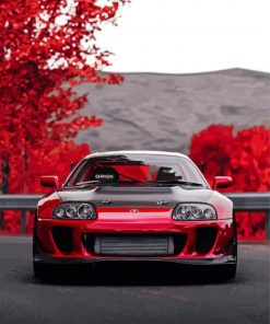 Cool Supra MK4 paint by numbers