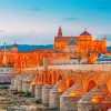 Cordoba Roman Bridge paint by numbers