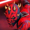 Darth Maul paint by numbers