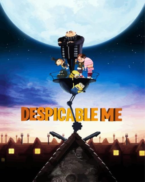 Despicable Me Poster paint by number