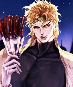 Dio Brando Vampire paint by number