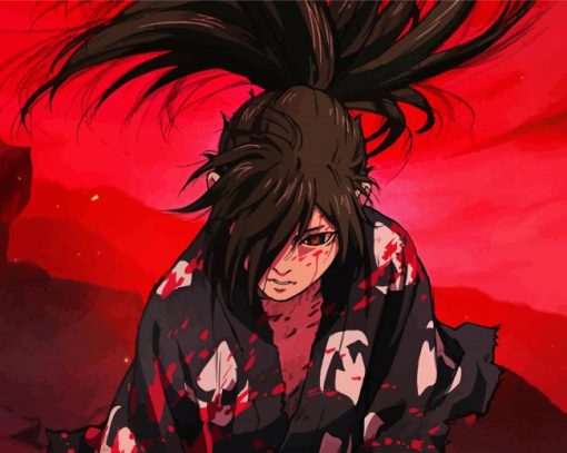 Dororo Hyakkimaru paint by number